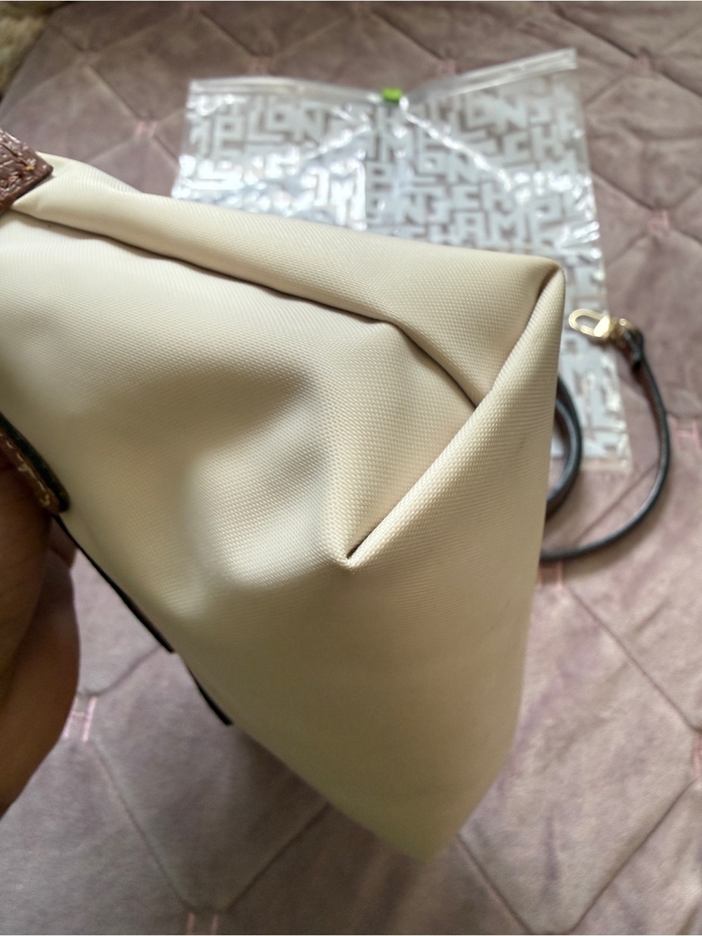 LE PLIAGE ORIGINAL POUCH WITH HANDLE (converted to crossbody) - Picture 8 of 15
